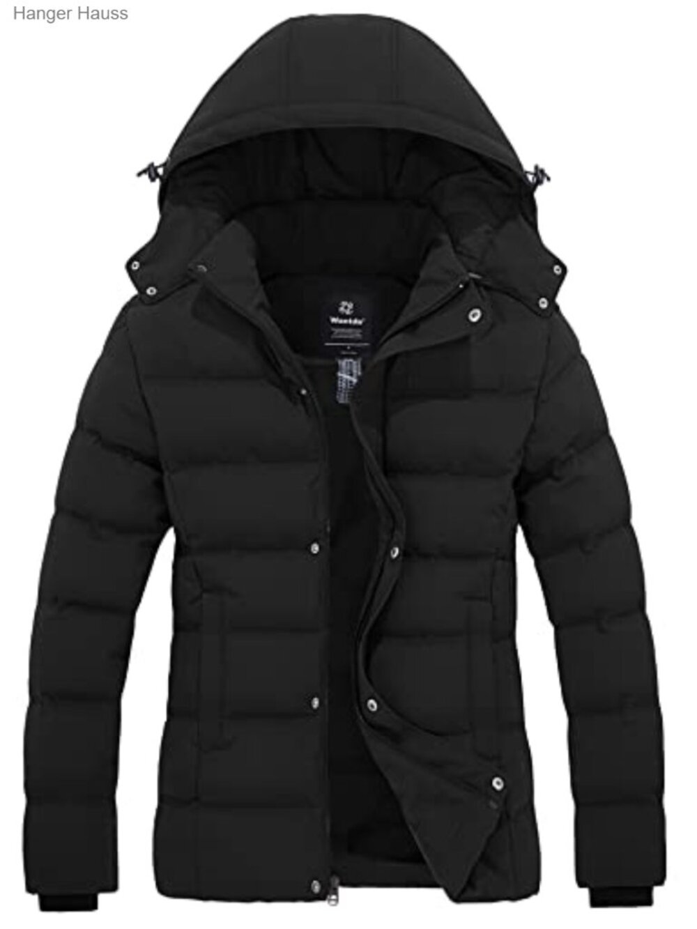Women's Hooded Quilted Puffer Jacket Waterproof Windproof Winter Coat